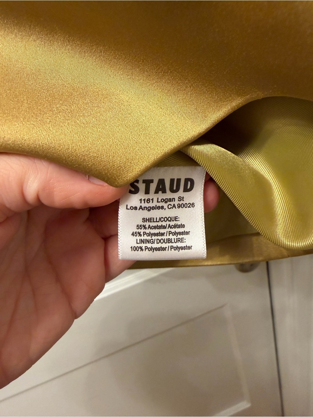 STAUD Garden Satin Mini Dress - Picture 6 of 6